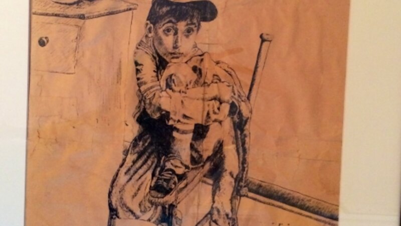 Boy in his Baseball Uniform 