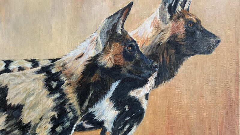 16X20 Acrylic painting on canvas 