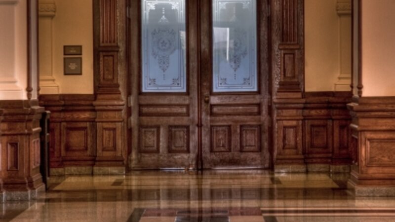 Purchasing Office Door Inside Texas Capitol Building
