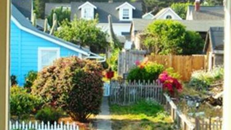 Mendocino through the window