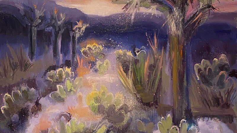 Sunrise Joshua Tree, Oil