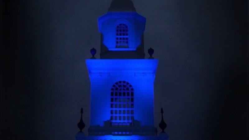 DLEM Legislative Hall at night