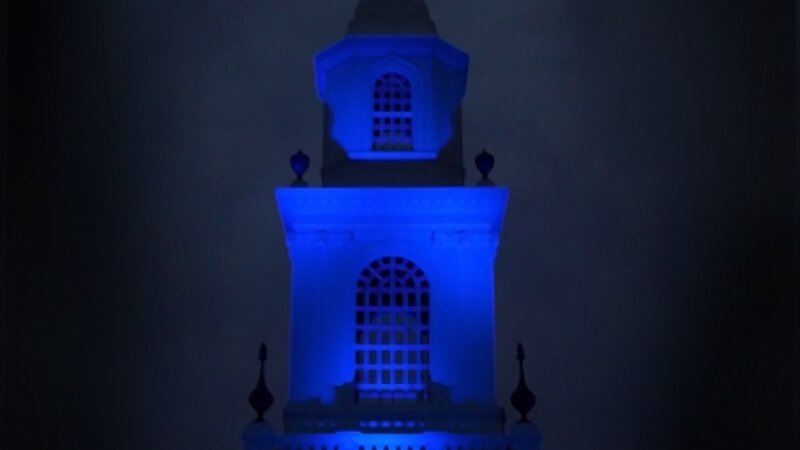 DLEM Legislative Hall at night