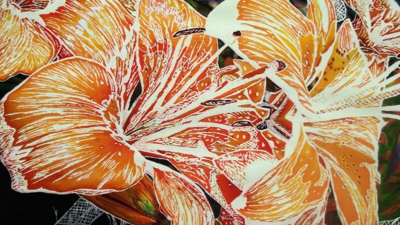 And Now Orange Lilies