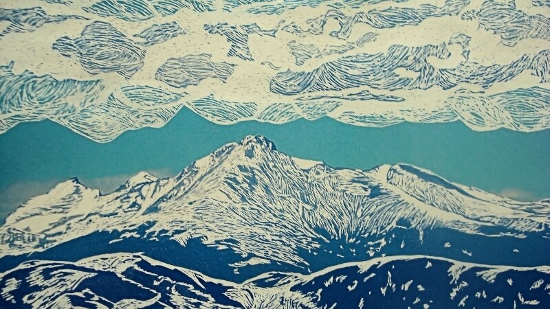 Winter on Longs Peak