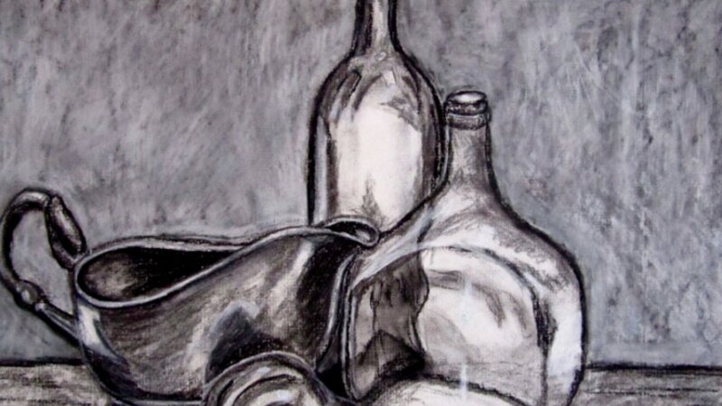Charcoal Still Life