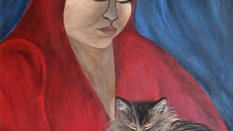 Mamma Cat With Her Baby