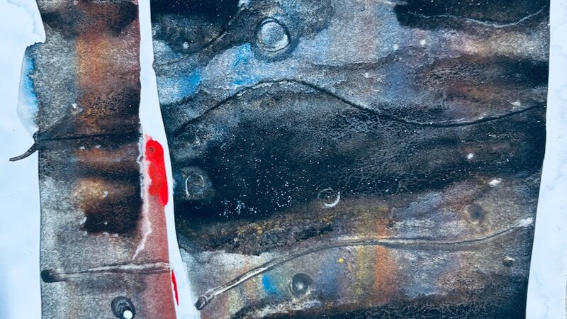 "Massive" Painting in watercolor, 2025.