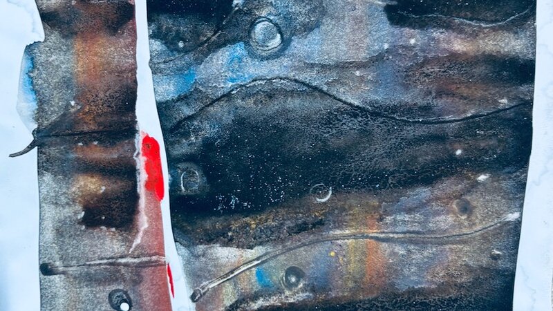 "Massive" Painting in watercolor, 2025.