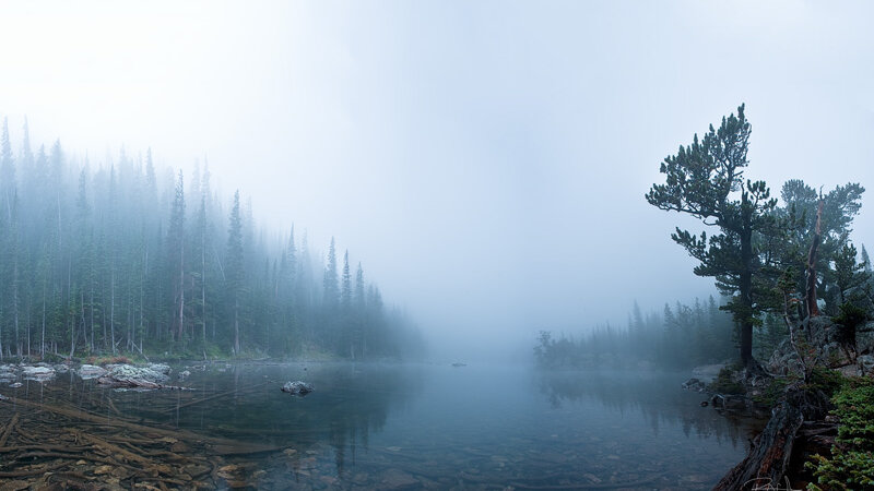 Dream Lake in Fog