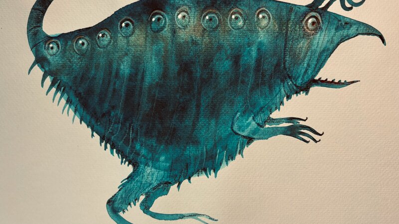 Painting in gouache, November 26, 2024.