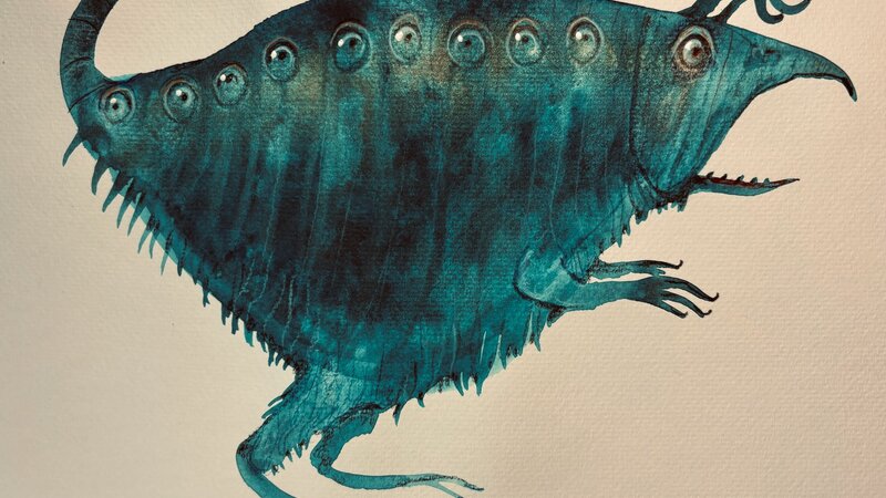 Painting in gouache, November 26, 2024.