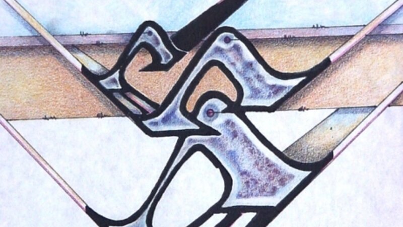 Mountain Highway (monoprint) 