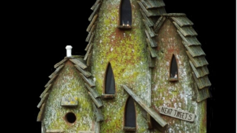 Unique Custom Birdhouse replica of historic building in Montclair, CA 