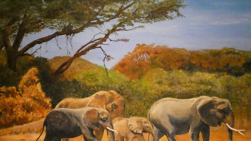 18"X24" acrylic painting on canvas