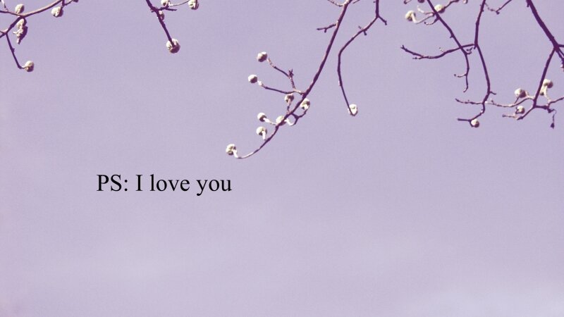 PS I love you 