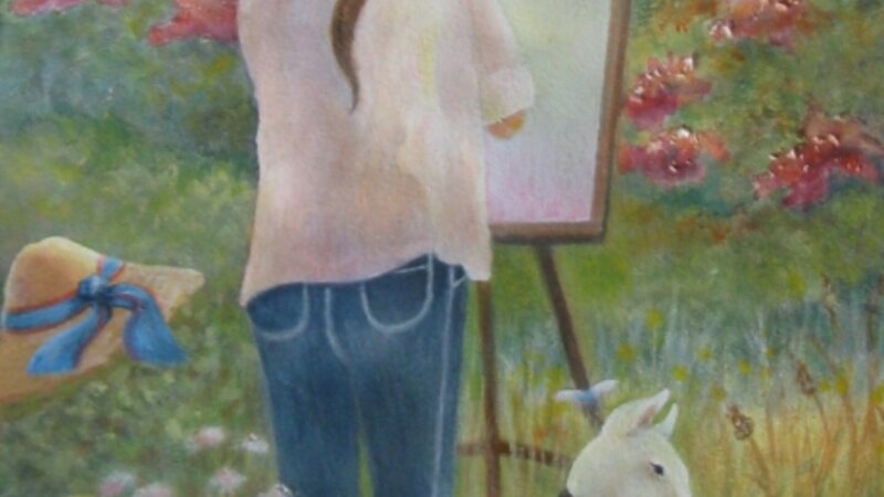 Painting, Poppies, & Patience