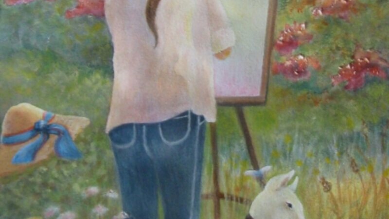 Painting, Poppies, & Patience