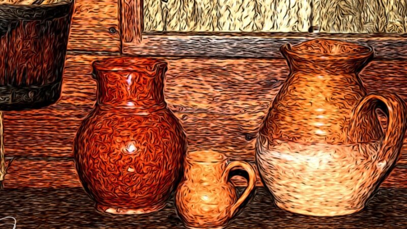 Panted Jars