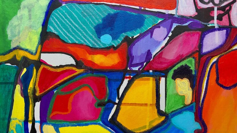 colorful abstract painting 