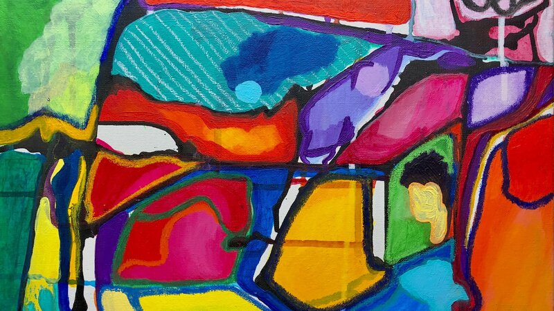 colorful abstract painting 