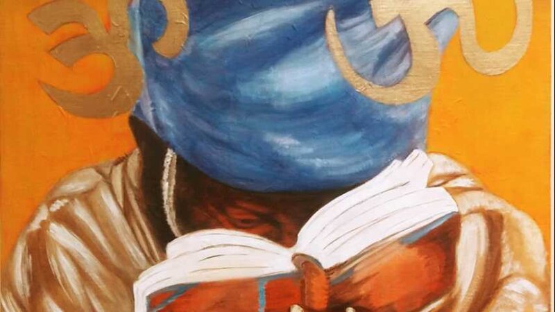 Acrylic on canvas painting