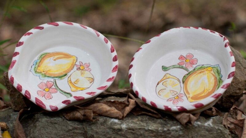 Spoon Rests with Lemons