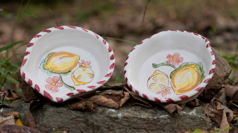 Spoon Rests with Lemons