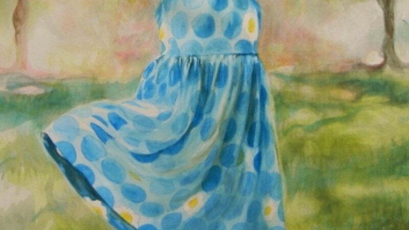 Beauty Watercolor, 18" x 24"