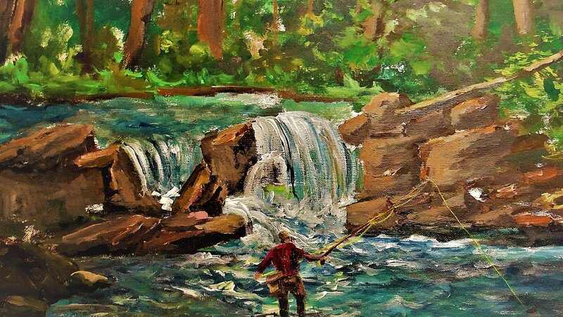 Fly Fishing the creek