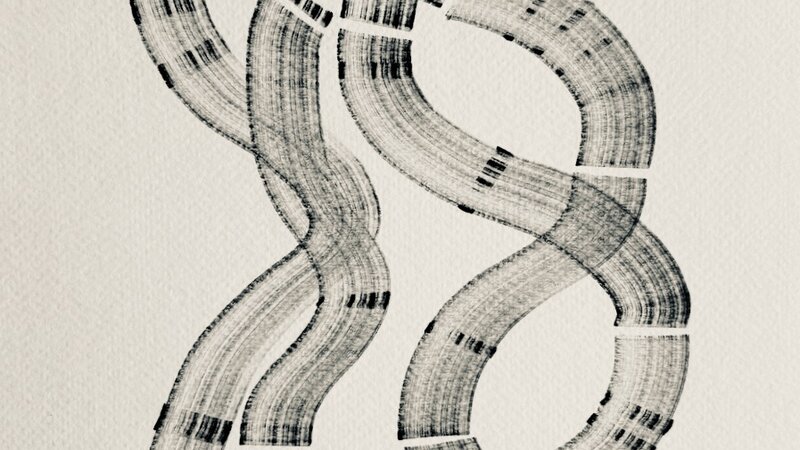 Painting with broad tipped pens, June 28, 2025.