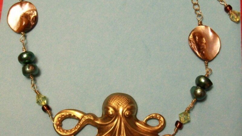 Octopus necklace