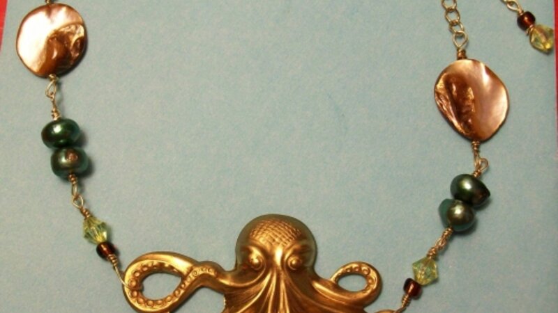 Octopus necklace