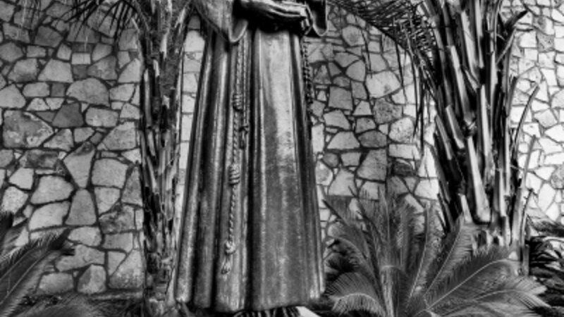 Statue of Saint Anthony on the San Antonio River Walk