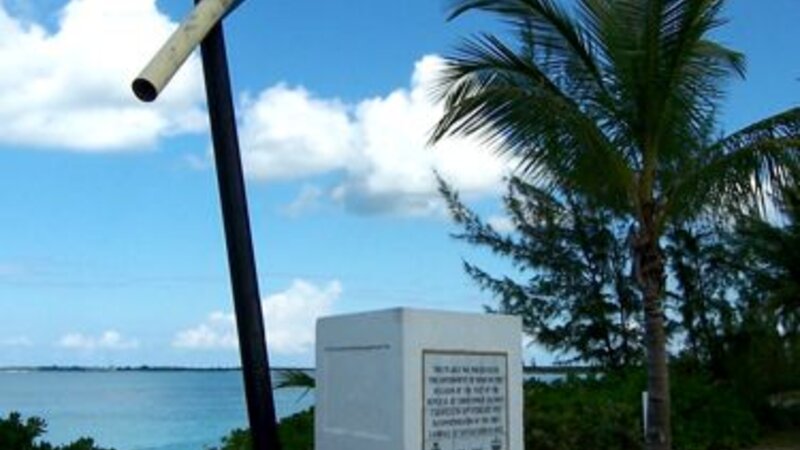 "Encounter of Three Worlds" Guanahani (San Salvador,) Bahamas