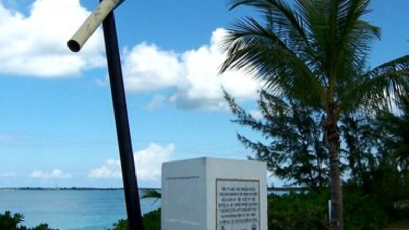 "Encounter of Three Worlds" Guanahani (San Salvador,) Bahamas