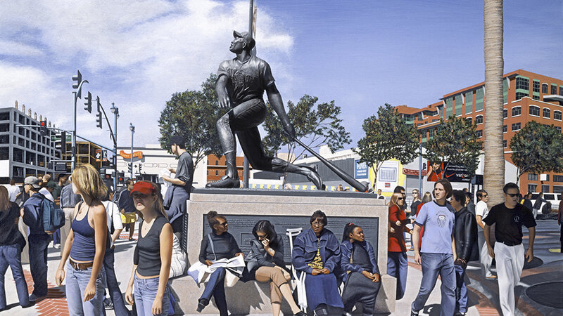 Photo of painting "Say Hey Willie" by David Holmes