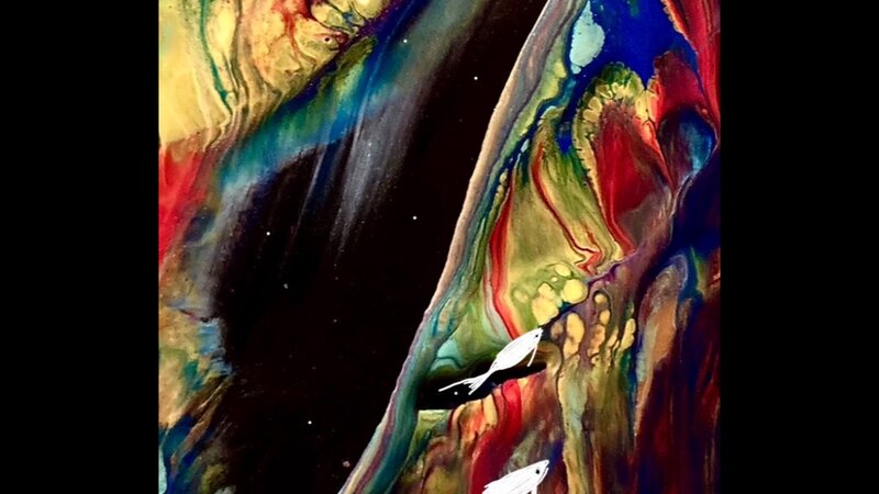 "Space Is The Place", Painting in acrylic, September, 2024