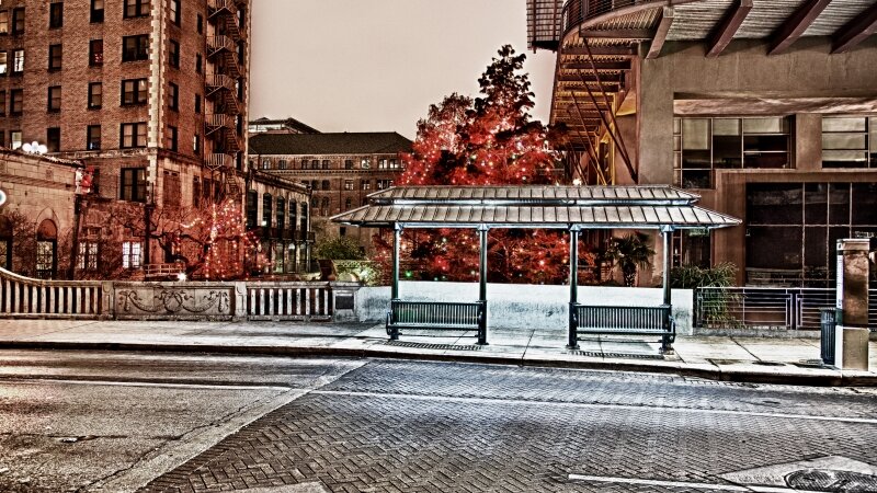 San Antonio Bus Stop