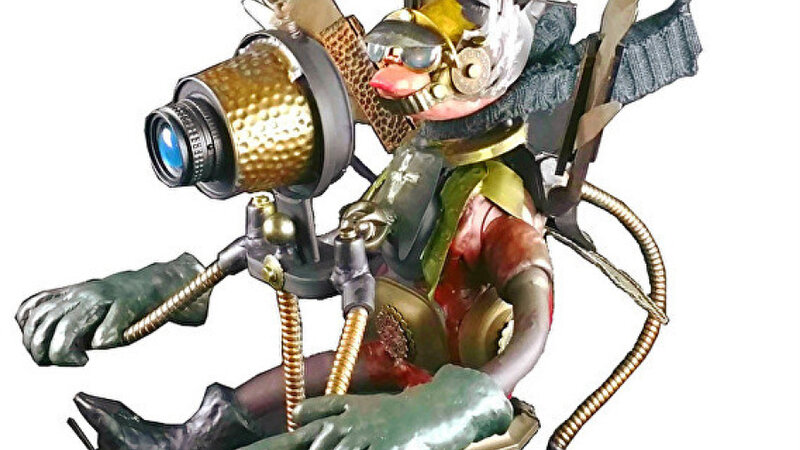 Steampunk sculpture