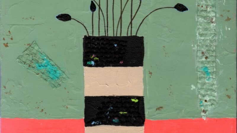 Black and White Vase