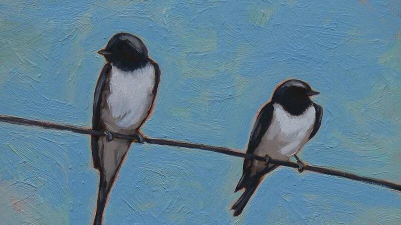 Oil on board 8" x 10"