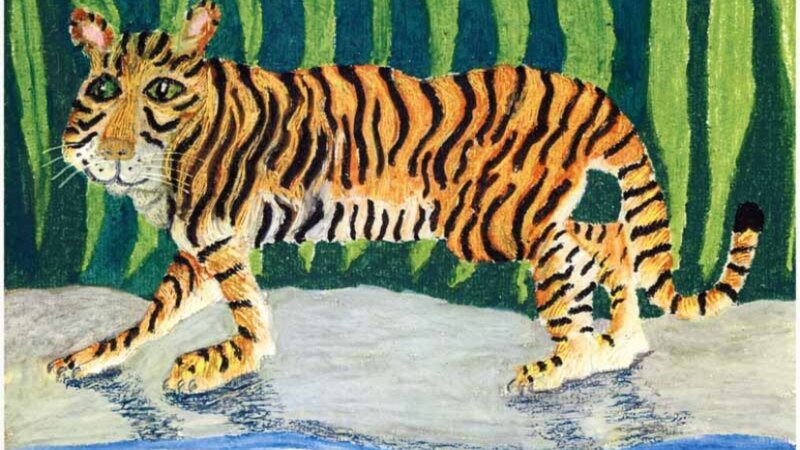 Tiger By The Stream