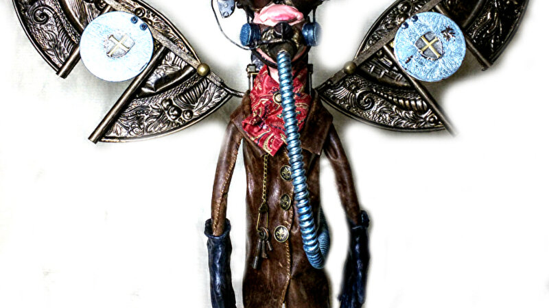 Steampunk sculpture