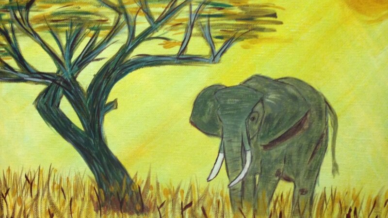 Elephant, animal rights, by Dawn Cooper, Moonscribe, how I became an elephant