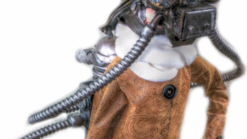 Steampunk sculpture