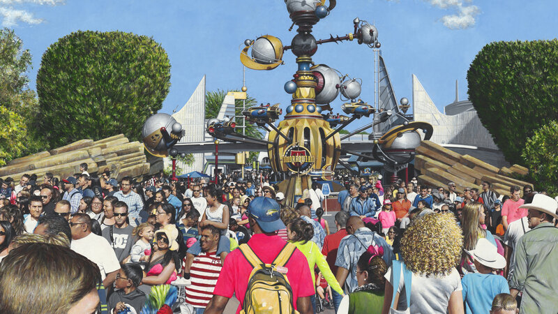 Photo of painting "Tomorrowland" by David Holmes