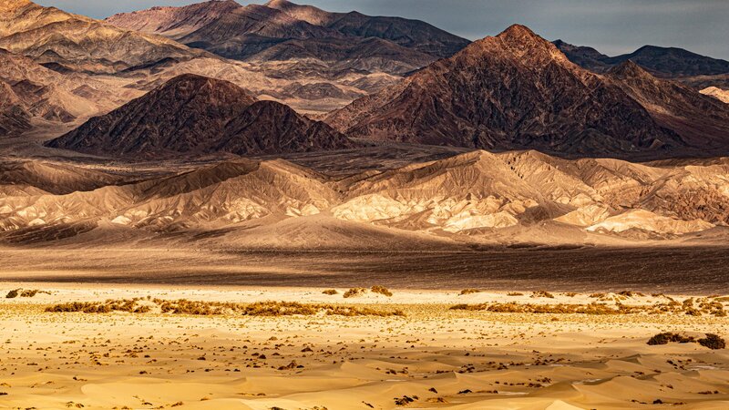 Cloudy day at Death Valley National Park