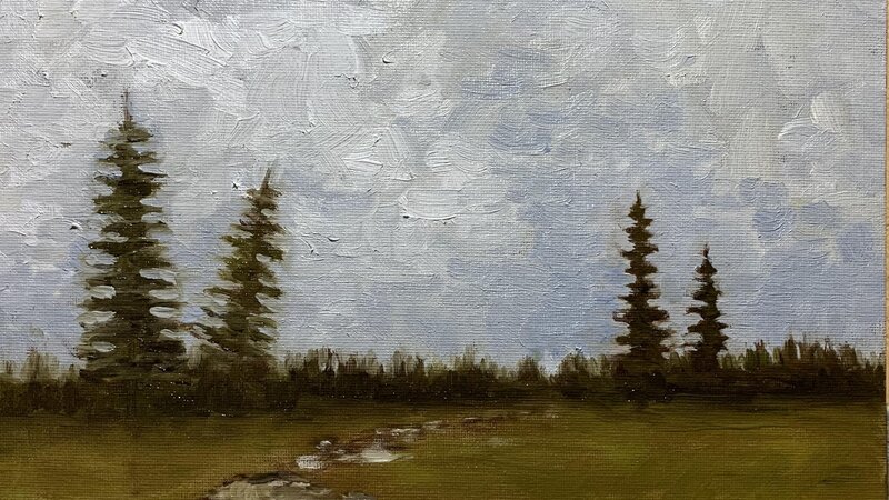 12 x 16 oil on canvas panel