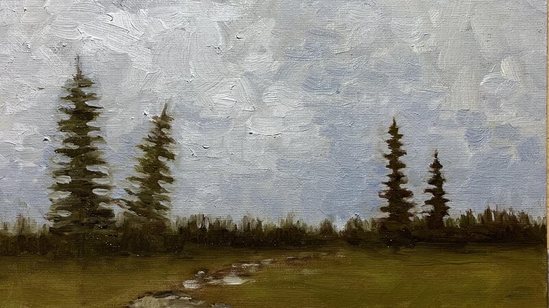 12 x 16 oil on canvas panel